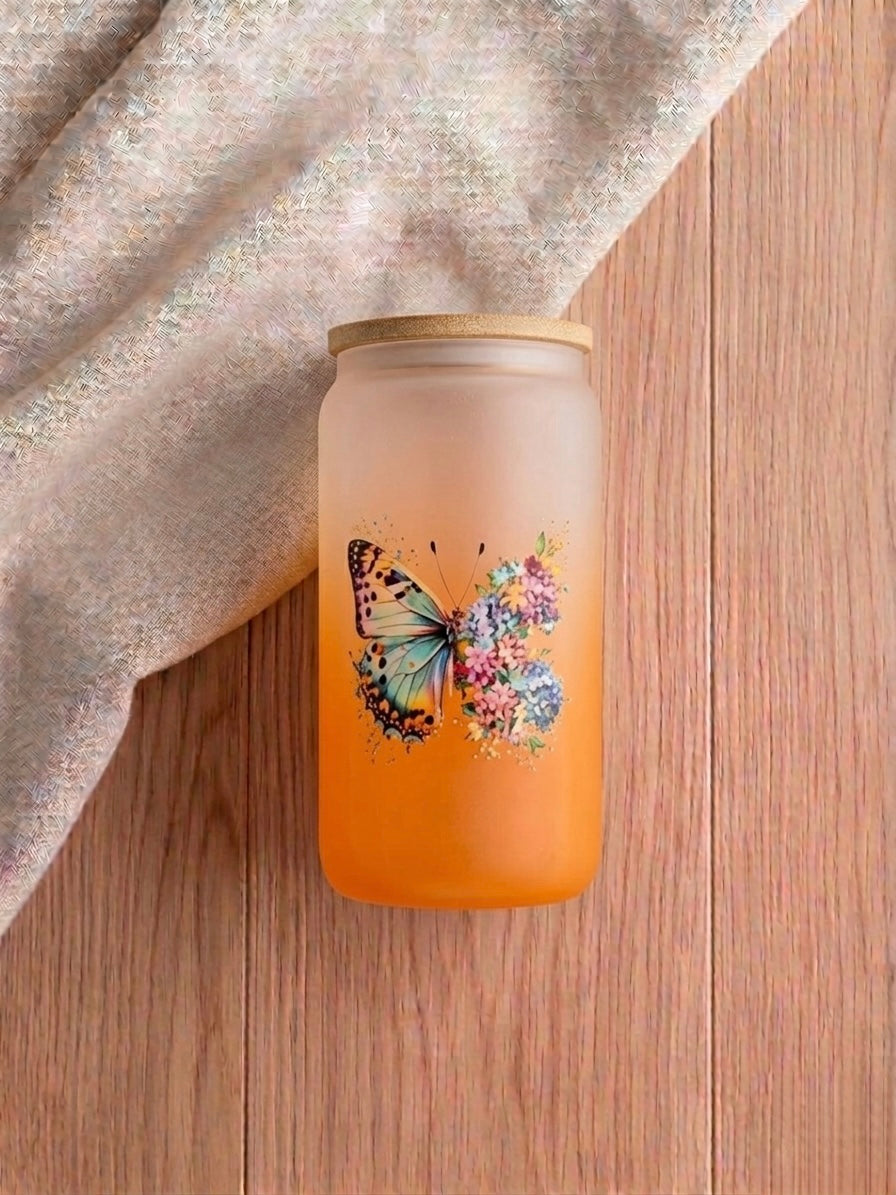 Wildflower Wings Amber Glass